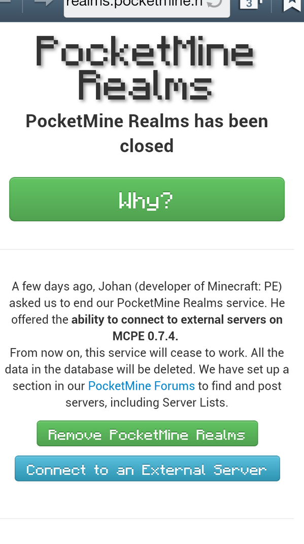 PocketMC's tweet image. What does this mean lol