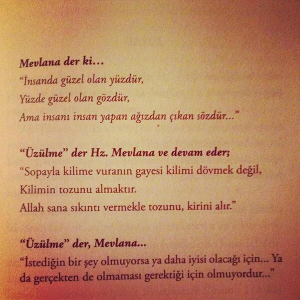Mevlana der ki: