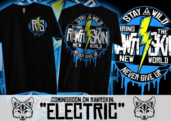 READY!!!! Rawrskin "ELECTRIC" | AVAILABLE SIZE: M,L | IDR:90k | CP: 089607557902 / PIN: 324A2304 | Grab it very fast!
