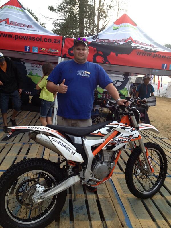 Powasol's tweet photo. #After Powasol @KTMGateway @KTMSouthAfrica @MTBWorlds2013 http://t.co/Kb7wy0bcEA