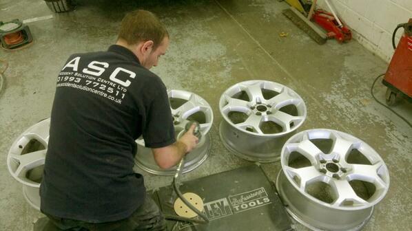 ASCWitney's tweet image. Wheel Refurb before -