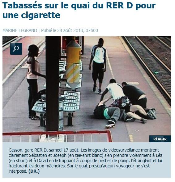 ChevrierVincent's tweet photo. Qu'est-ce qui est le pire: se faire tabasser pour une cigarette ou que personne n'intervienne ? http://t.co/Fnwhsr10B0