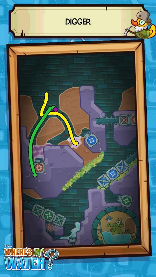 sonvu247's tweet photo. just made this photo while completing a level from Where’s My Water? Try and see what you can http://t.co/4JgLEFlizT