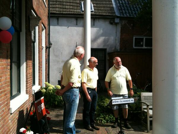 Gezellige drukte op maritieme markt in de museumtuin! #biedaip #appingedam