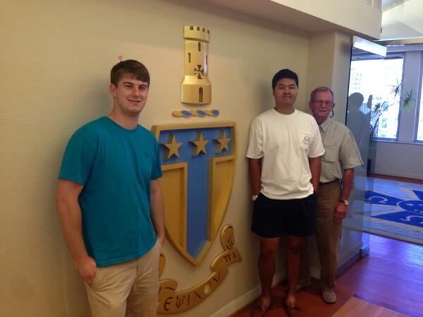 National awards banquet reps in front of the national seal after a tour of HQ <a href="/ATORoadshow/">ATO Roadshow</a>