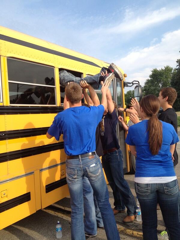 Locked out of the bus in Ames at Hy Vee #FFAprobs #ames