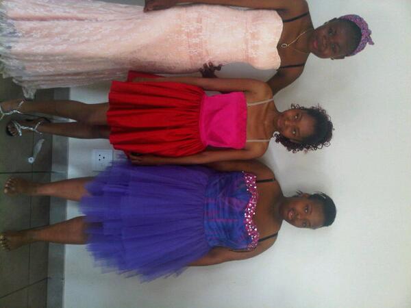 safashionweek's tweet photo. The girls in the dresses for their matric dance in Septemer #princessProjects http://t.co/8uoSHKr3Td