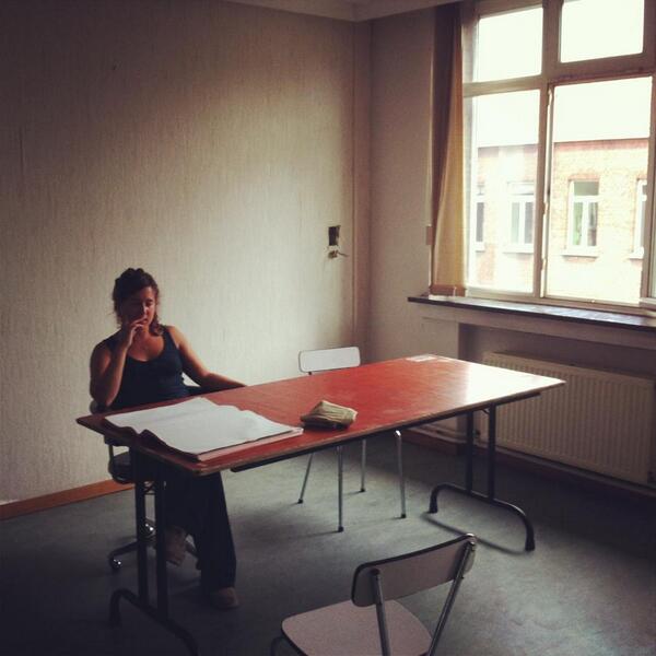 L_Roothooft's tweet photo. Found an office! The serious work can start. #Lukky http://t.co/HhKZW4puHr