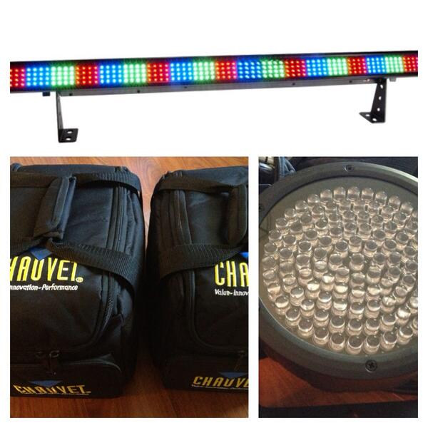 ClearProDJ's tweet photo. New @ChauvetDJ #LED #lights brighten our day! http://t.co/ThXeBYBAWm