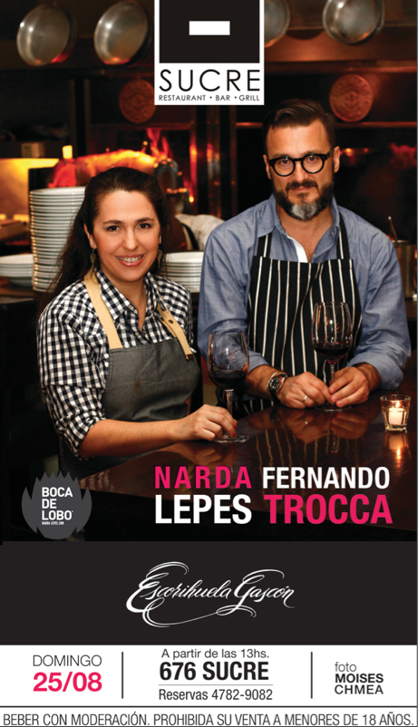 FernandoTrocca's tweet photo. Brunch con @NardaLepes, mañana en Sucre. http://t.co/pOCd06qz0l