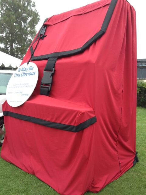 safe_oc's tweet image. We are at @CityofDanaPoint #preparedness Expo with our giant #redbackpack. Come take a photo of it!