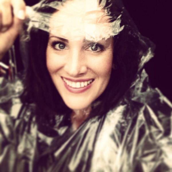 Thanks in advance to everyone @livebythelake watching in the rain! I rehearsed in my poncho in your honour!