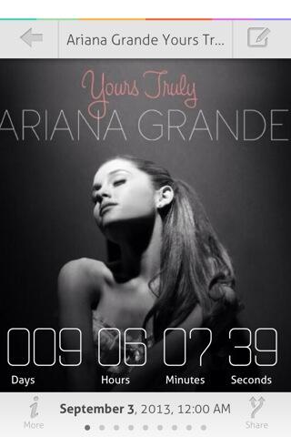 cloverdearest's tweet photo. 9 days 6 hours 7 minutes to Ariana Grande Yours Truly (Tuesday, September 3 http://t.co/ktm1nyOyF5 http://t.co/woet7i0dd8