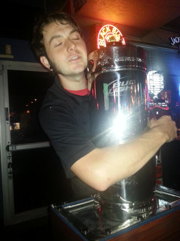 ApuckalypseMeow's tweet photo. #kegtrophy #awkwardashell http://t.co/MxbBDStDNj
