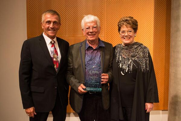 HelmuthRilling's tweet photo. To cap off an incredible Oregon Bach Festival, honored by the Chorus America with the Distinguished Service Award http://t.co/GCdA9n2Ei9