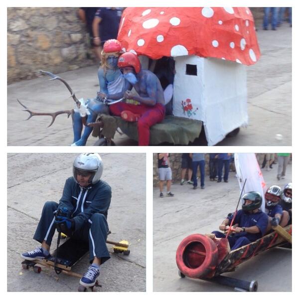 miguelgorbe's tweet photo. Mas Autos locos en #RoyuelaEnFiestas !! #teruel Muy Originales. #Royuela  #CracyCars http://t.co/dRg3yeCgd0