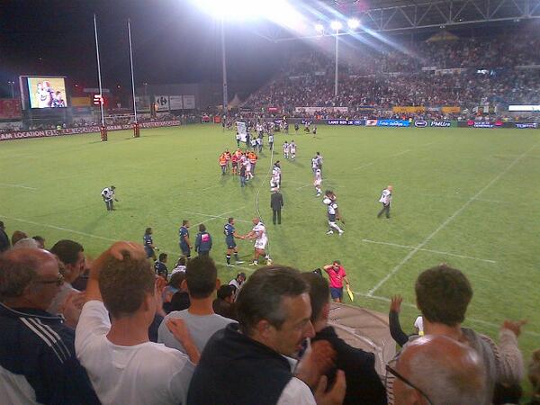 pascalperri's tweet photo. Victoire de Brive 25 à 12 pour son retour en top 14 au stade A Domenech contre Bègles Bordeaux http://t.co/3rhJhHMHL6