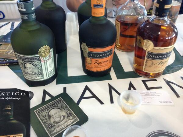Ginspot's tweet photo. @DiplomaticoRum San Diego Spirits Festival. Great Venezuelan rum. http://t.co/bTM7hX47kF