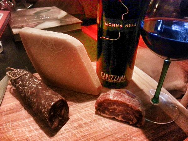 PhillyHunter's tweet photo. @DiBrunoBros #cheeseventure old school pairings are best: Parmigiano, Chianti, small-batch salumi, Eagles football http://t.co/iY8tFC1pKr