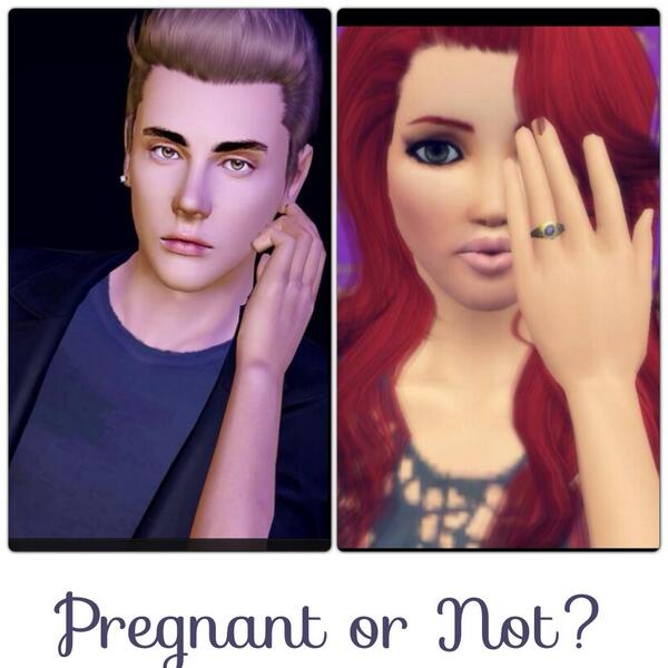SimsTMZ's tweet photo. @BritneyRed_ be pregnant with @Sim_JBieber's child? http://t.co/LKo9R7z4i4