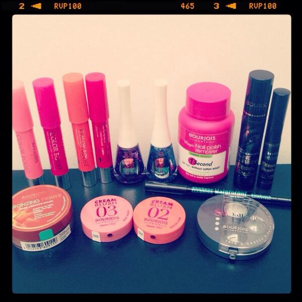bourjois_uk's tweet photo. Don't forget to win this bank holiday haul worth over £100 just RT &amp; follow. Winner to be announced Tuesday! http://t.co/trFqoTwwE0