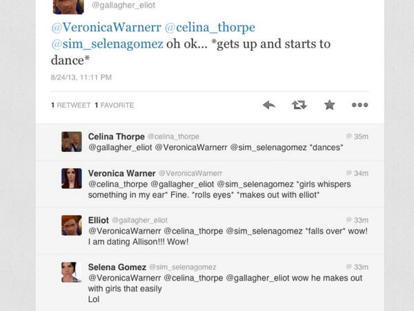 SimsTMZ's tweet image. Selena goes crazy with other people at crazy