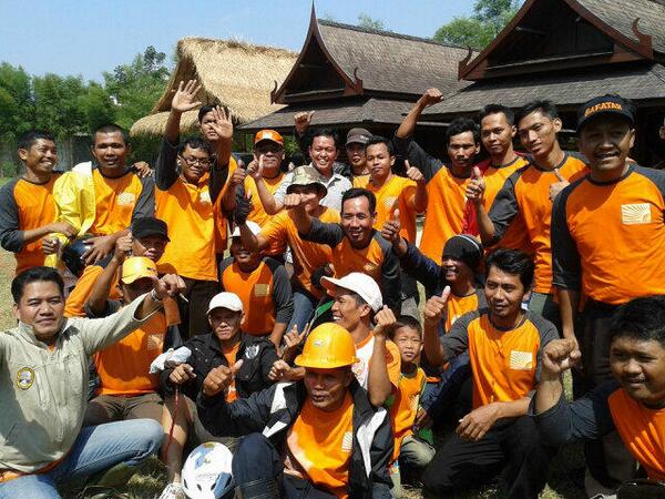 Terima kasih kpd Gafatar yg sudah ikut aksi bersih2 ∂í kapuk teko