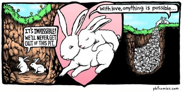 9GAG's tweet photo. Anything is possible...with love http://t.co/vei0LuAn87