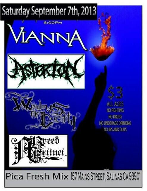 Here's the flyer for the sep 7th show. Lets see how this venue turns out. Glad there's another spot to play!!