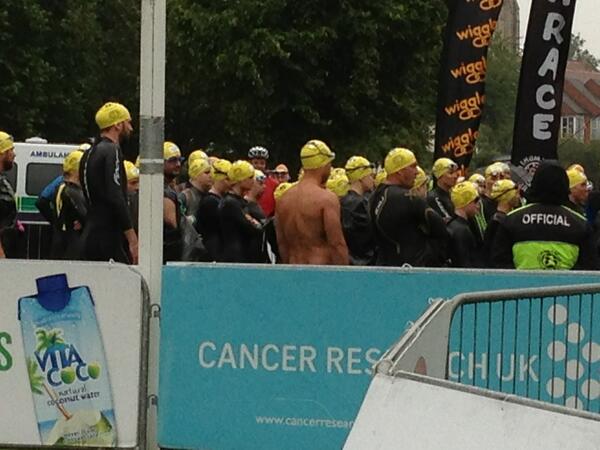 4thSectorSports's tweet photo. “@HumanRaceEvents: And we have a few brave souls with no wetsuits #brave #MarlowSwim #hrswimming http://t.co/QW57SJWFNJ” enjoy you mad lot