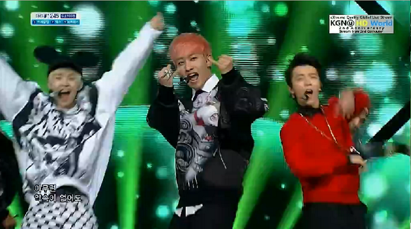 SMTownEngSub's tweet photo. Henry, Eunhyuk and Donghae's "1-4-3" Stage on Inkigayo http://t.co/Ot8ou4w0OY