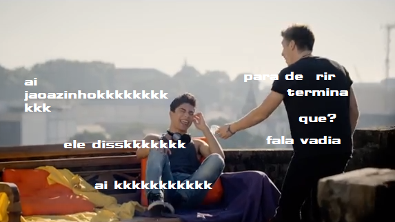 niggasbiba's tweet image. ai você vai contar uma piada pra sua amiga e