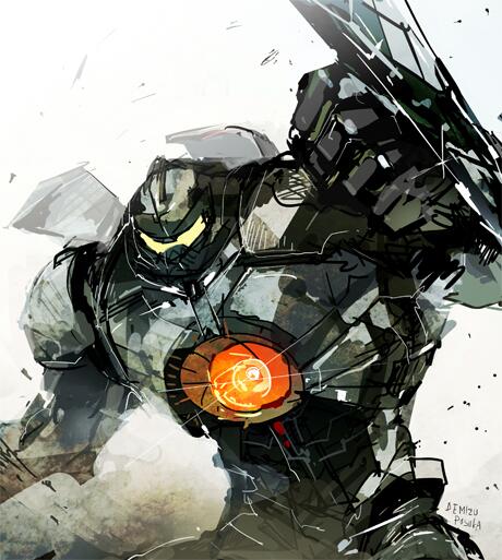 出水ぽすか ポ ン パシフィックリムはオススメです 先日の絵 Http T Co 8bz3cpo4a5