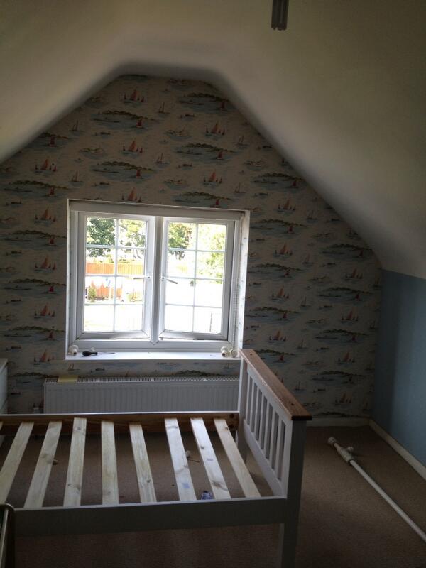 spacelikethis's tweet image. Bye bye lovely boats!  Boys&apos; bedroom makeover time! #interiordesignchat