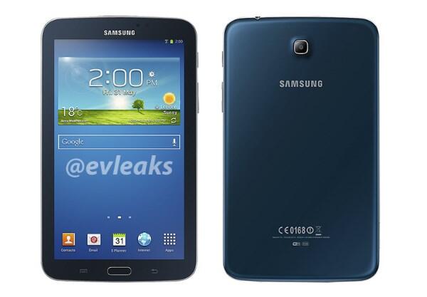NewsTechPC's tweet image. El Samsung Galaxy Tab 3 7.0 azul se filtra en un render de prensa - newstechpc.com/el-samsung-gal…