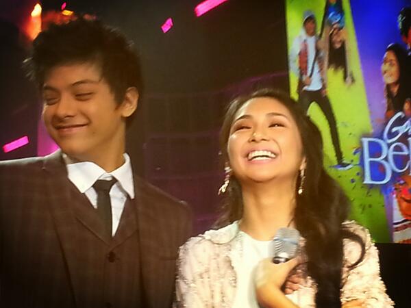 KathNielNation's tweet photo. "@itsmeJOULES: The HAPPY Couple ♥♥♥ @KaDreamersWorld #G2BBukasNa #ASAPStatement http://t.co/jCji6bx9vX"