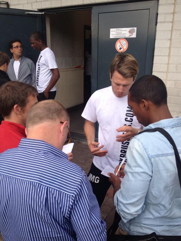 BXBrussels's tweet photo. Post-match interviews! http://t.co/d0zGtNZjn9