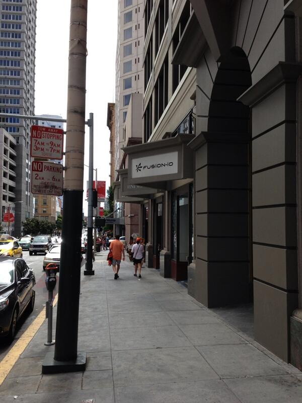 keithnorbie's tweet image. New storefront? #vmworld #fusionio