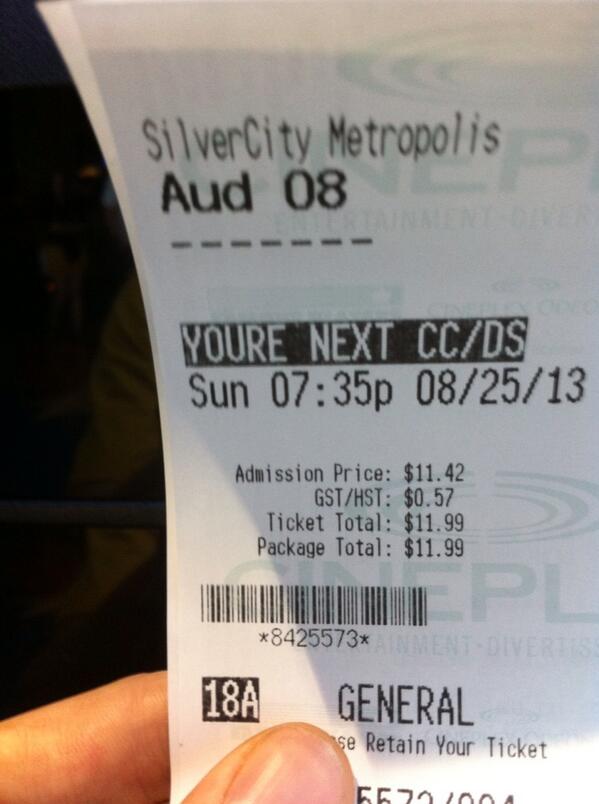 Off to you're next! @AdamWingard @keithcalder @snootyjess @Simon_Barrett