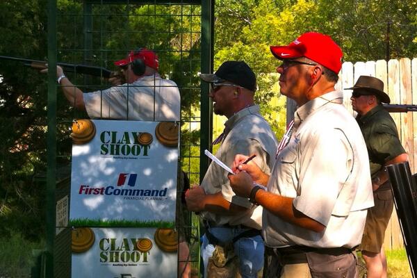 The @FirstCommand shooting team supporting Big Brothers/Big Sisters