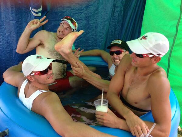 One of the more interesting Twitter pics you'll see. M4x recovery. #tublife Photo cred: <a href="/Totalbody_Chiro/">Dr. Brandon Cali</a>