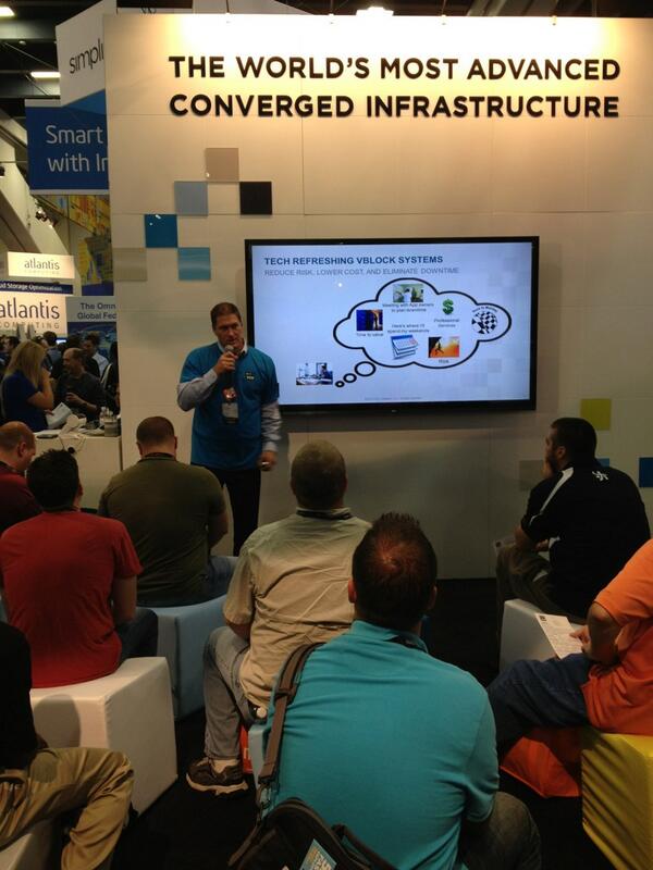 YossiSaad's tweet image. Andy LeSage redefining availability of virtual environments at VCE booth. #EMCVPLEX #vmworld
