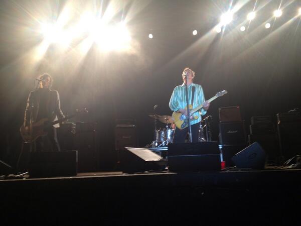 Hughesy2013's tweet photo. Replacements at Riot Fest as seen from the front row. Are you not entertained?! http://t.co/oOC7IbCz2v