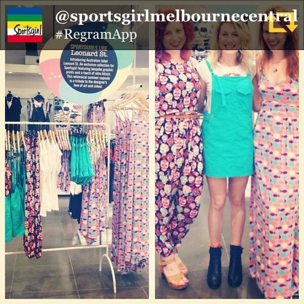 Leonard St Sportsgirl collaboration perfect timing for this Spring weather!