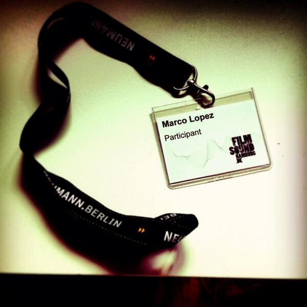 SoundpathStudio's tweet image. Coming back home after an amazing 3 days Sound Design Masterclass by Mr. Randy Thom! Film Sound Hamburg 2013