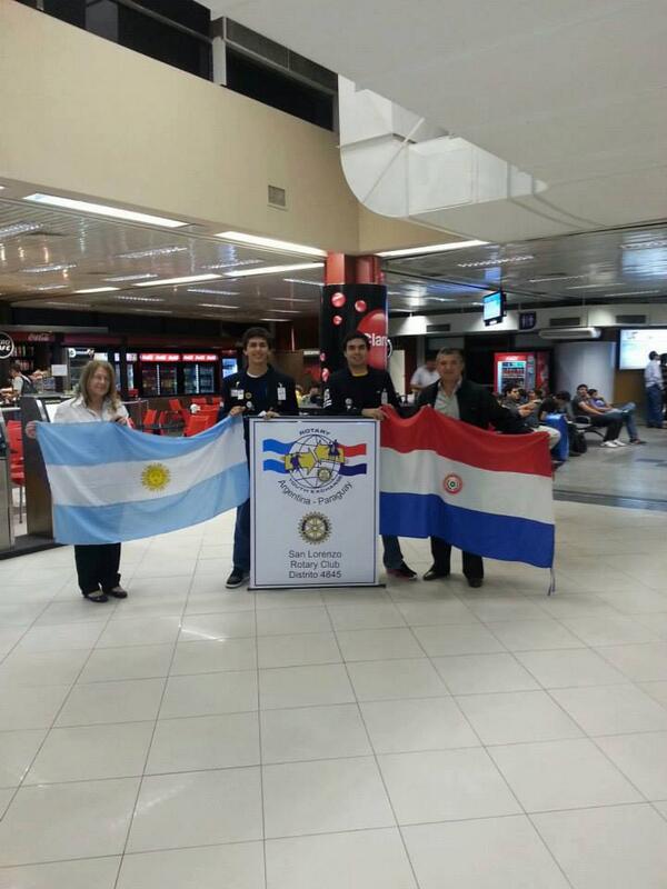 RotaryDistrito4's tweet image. Rotary SAN LORENZO DESPIDIENDO A SUS 2 PRIMEROS INTERCAMBISTAS