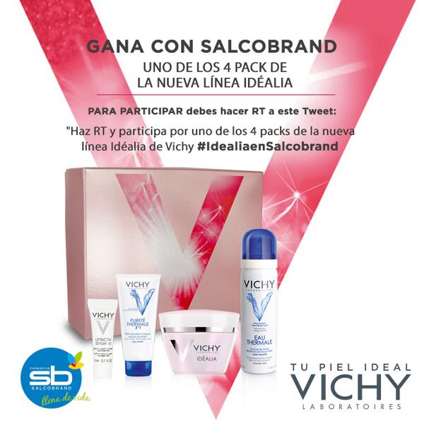 ¡CONCURSO! Haz RT y participa por uno de los 4 packs de la nueva línea Idéalia de Vichy #IdealiaenSalcobrand