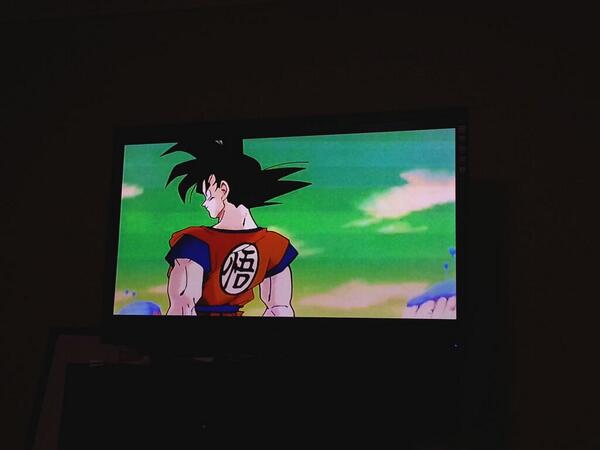 Everything's better when #goku arrives.