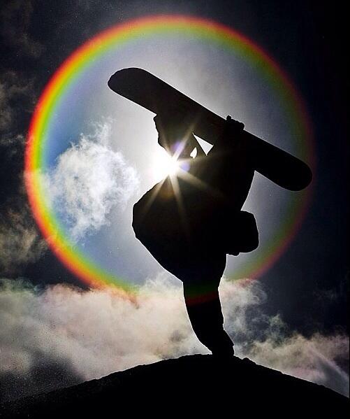 ShreddingPics's tweet photo. Epic rainbow shot http://t.co/Uf6uEkoUIu