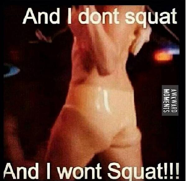CanKrisGetFit's tweet photo. Twerking doesn't target glutes like squats do. #ohmiley #vmas #Mileyasssmallerthan #MileyCyrus #miley http://t.co/Vh6uJuz6kc